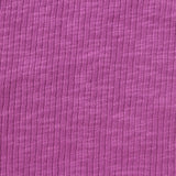 Slub 100% Cotton Rib Knit Fabric, 250 gsm, 120 cm — Purple