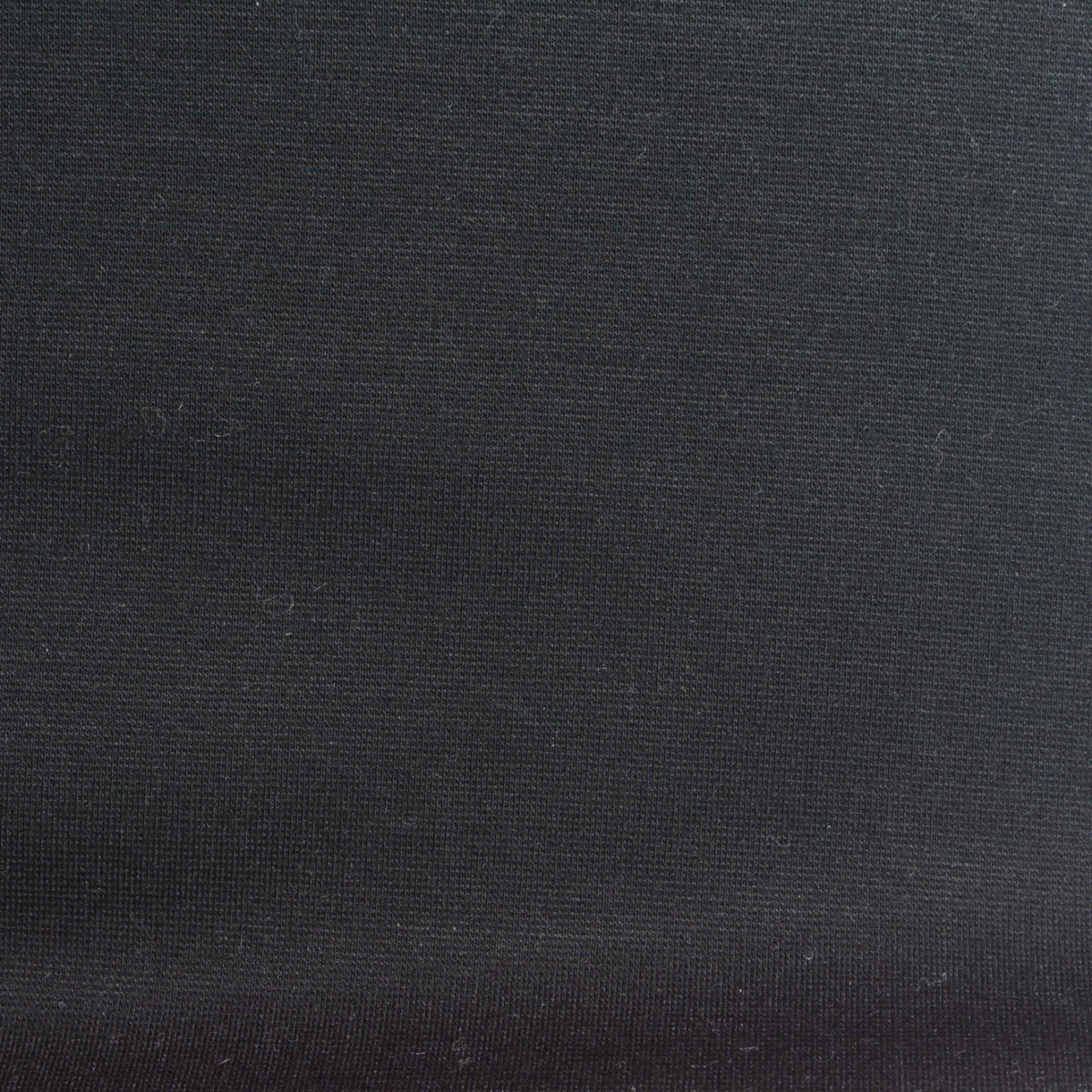 Viscose Nylon Stretch Ponte Knit Fabric, 350 gsm, 155 cm — Black