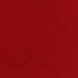 Polyester Stretch Linen-Look Fabric, 200 gsm, 155 cm — Red