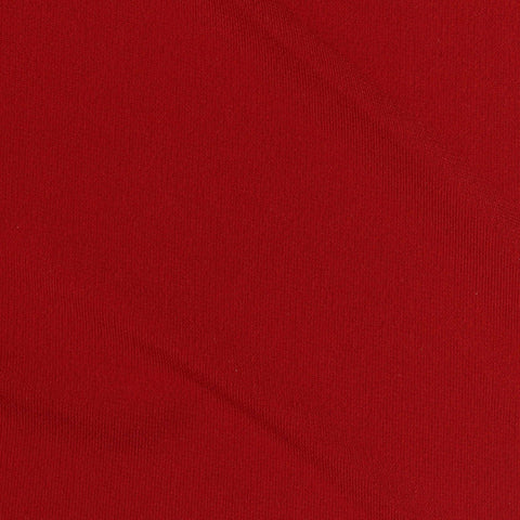 Polyester Stretch Linen-Look Fabric, 200 gsm, 155 cm — Red