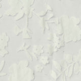 White Tone-on-Tone Floral Jacquard, Viscose