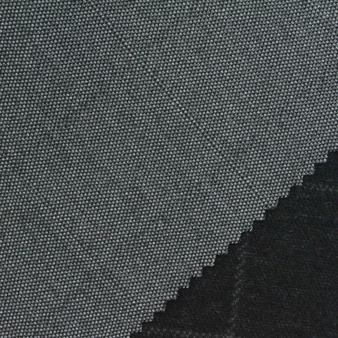 Charcoal Check Interlock Knit, Poly-Viscose