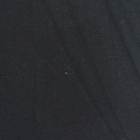Viscose Stretch Jersey Knit Fabric, 200 gsm, 155 cm — Black