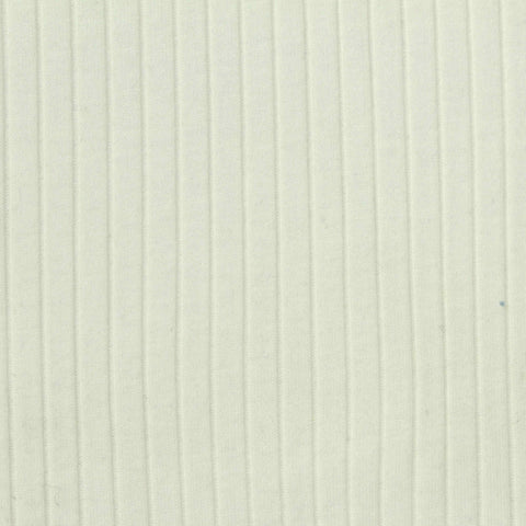 Cotton Stretch Rib Knit Fabric, 230 gsm, 140 cm — Beige