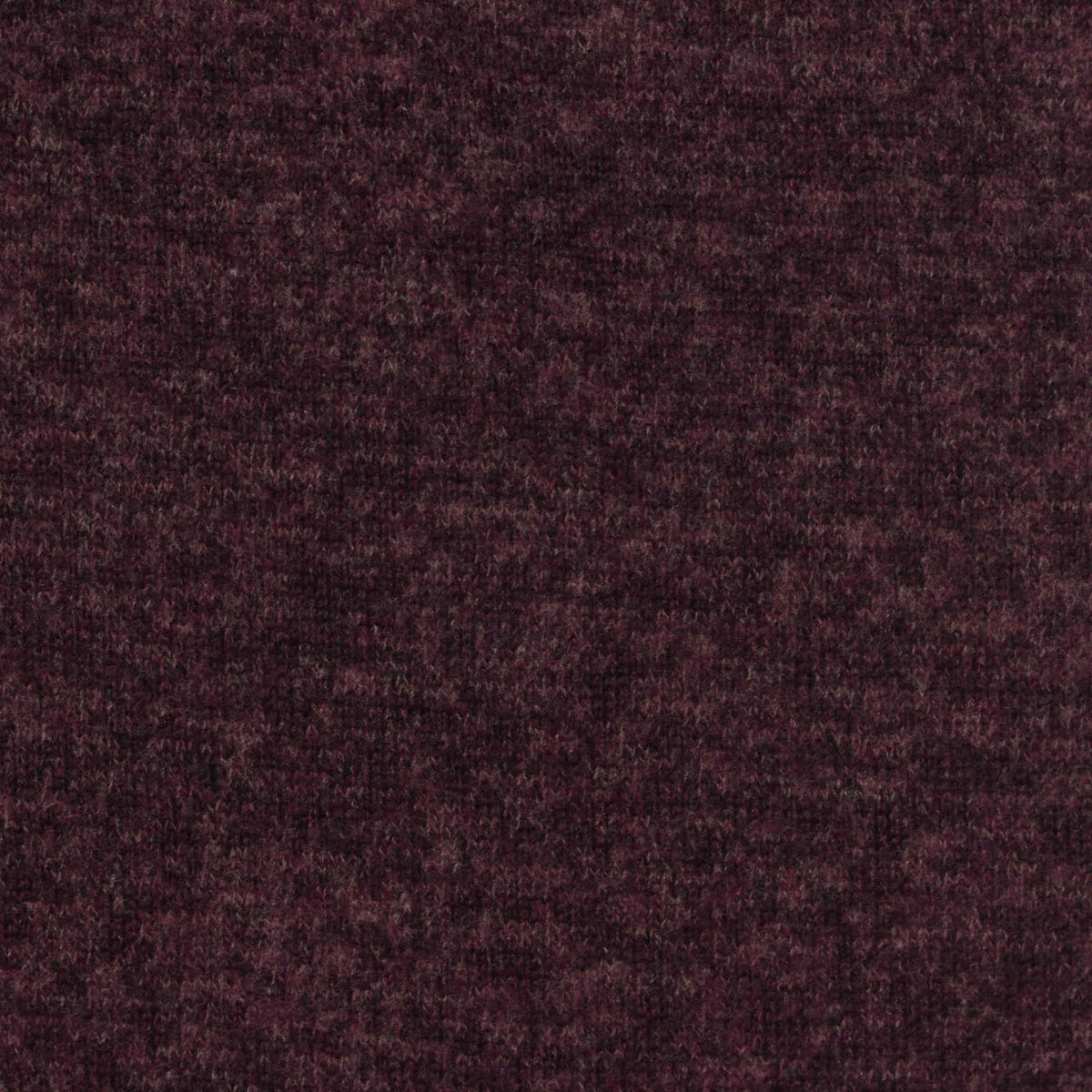 Dark Red Marl Chunky Knit, Poly-Viscose, 210 gsm