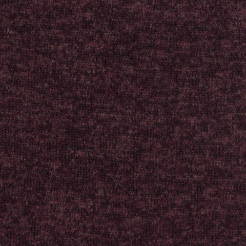 Dark Red Marl Chunky Knit, Poly-Viscose, 210 gsm
