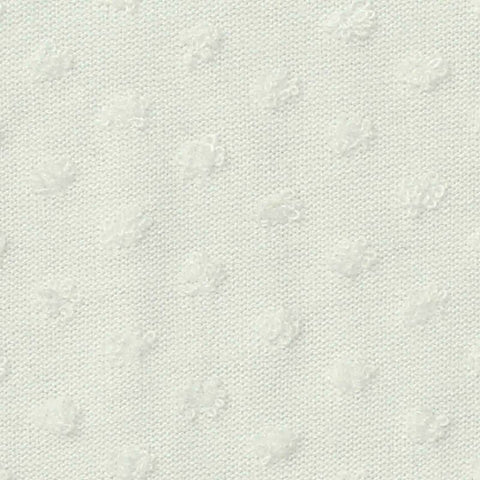 Off-White Dot Jacquard, Cotton