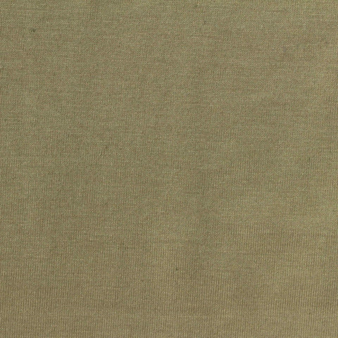 Polyester Cotton Jersey Knit Fabric, 230 gsm, 160 cm — Khaki