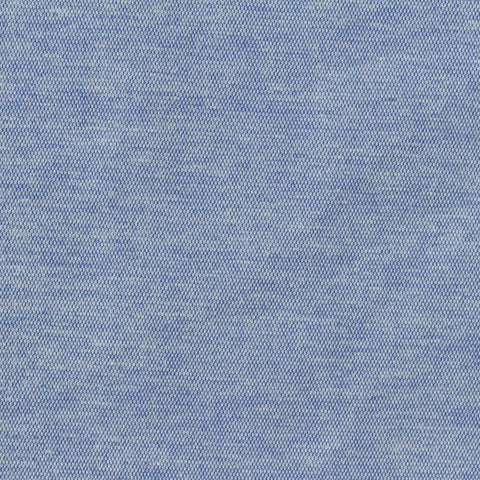 Blue Marl Knit, Cotton-Poly, 200 gsm