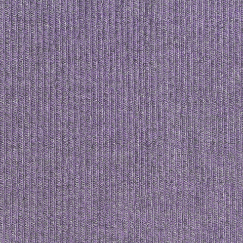 Purple Marl Rib Knit, Poly-Viscose, 230 gsm