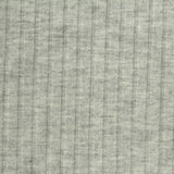 Light Grey Heathered-Marl Rib Knit, Poly-Viscose