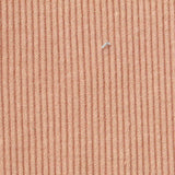 Polyester Stretch Rib Knit Fabric, 290 gsm, 140 cm — Orange — texture