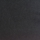 Dark Grey Marl Rib Knit, Viscose-Poly
