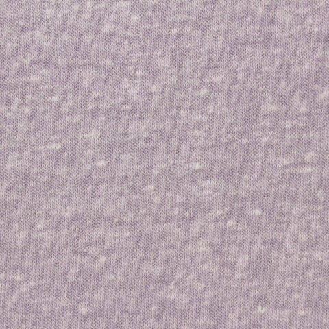Light Purple Marl French Terry, Poly-Cotton