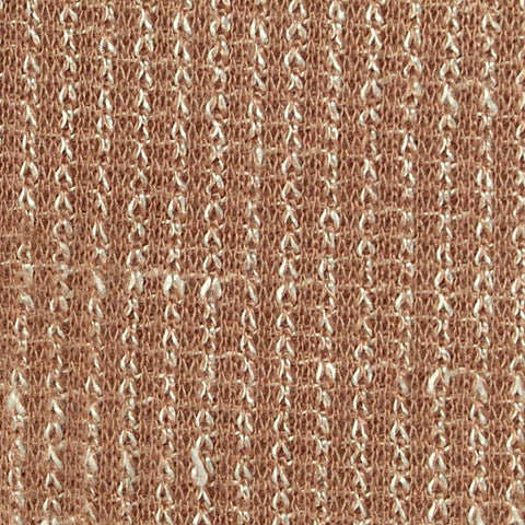 Brown Marl Interlock Knit, Poly-Viscose, 270 gsm