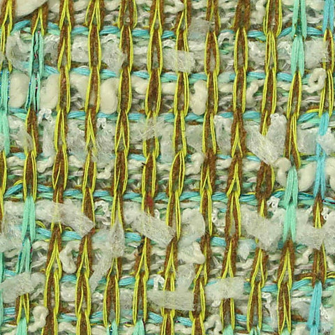 Brown-Yellow Lines Bouclé, Polyester