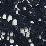 Navy Openwork Lace, Nylon-Cotton — texture