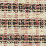 Black Horizontal-Band Bouclé, Poly-Cotton
