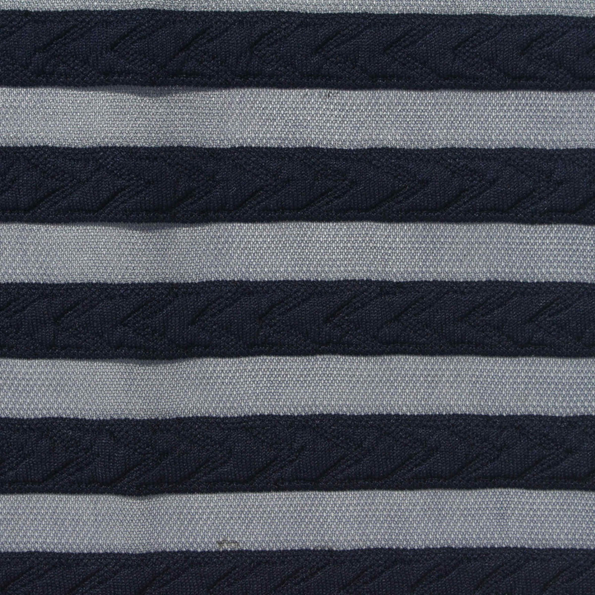 Navy Stripes Jacquard, Polyester