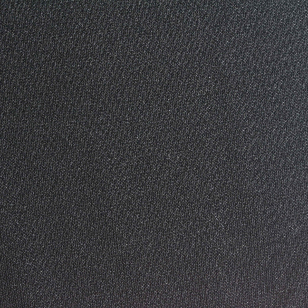 Polyester Stretch Rib Knit Fabric, 240 gsm, 125 cm — Black