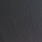 Polyester Stretch Rib Knit Fabric, 240 gsm, 125 cm — Black
