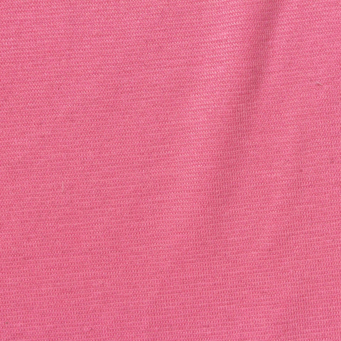 100% Polyester Rib Knit Fabric, 250 gsm, 160 cm — Pink