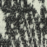 Jacquard Polyester Stretch Chunky Knit Fabric, 300 gsm, 160 cm — Black — texture