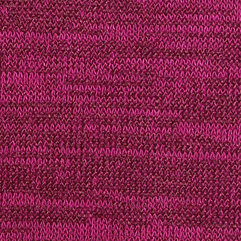 Magenta Marl Chunky Knit, Viscose-Poly, 195 gsm