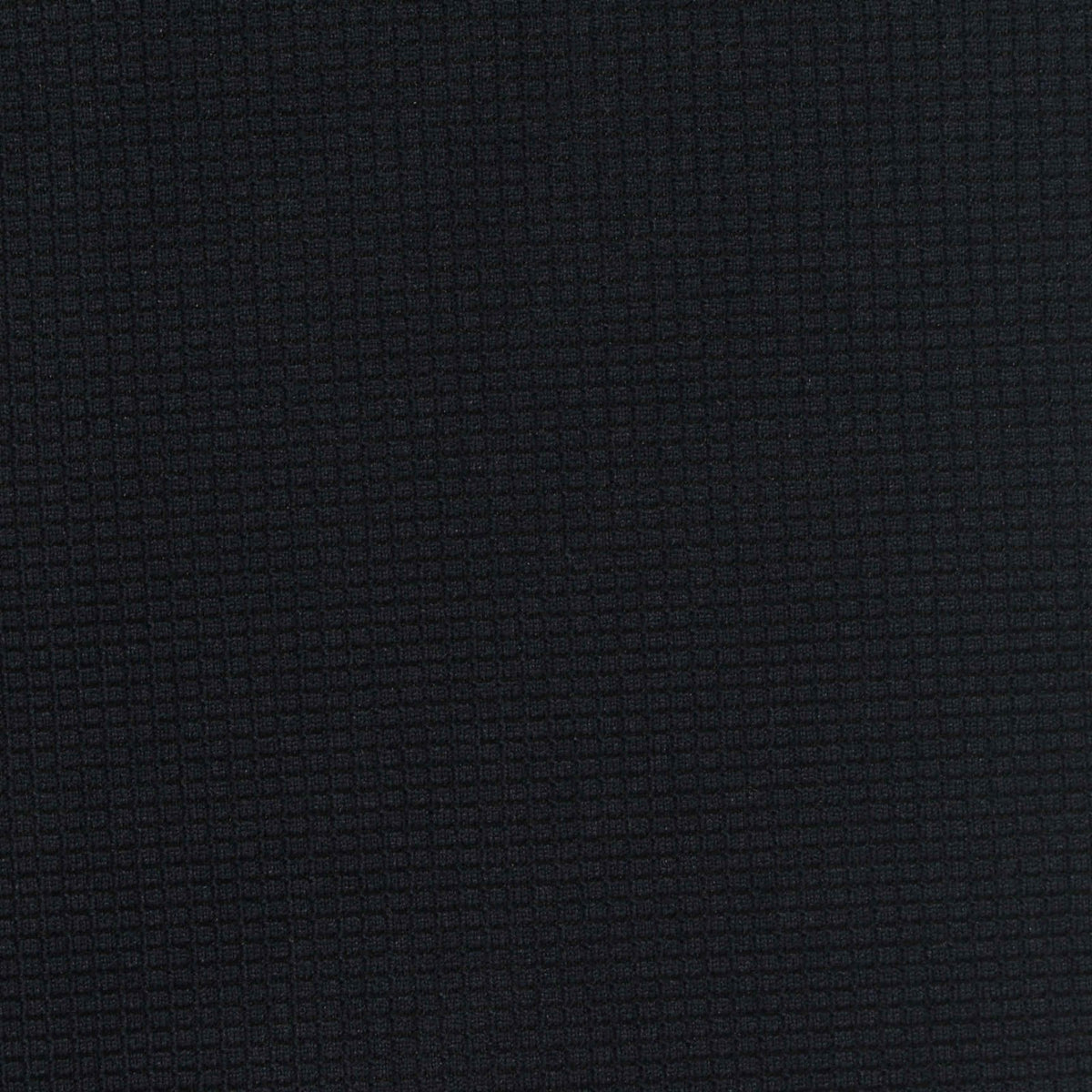 Brushed Polyester Stretch Chunky Knit Fabric, 280 gsm, 160 cm — Black