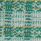 Green Plaid Bouclé, Poly-Cotton — texture