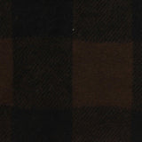 Dark Brown Plaid Jacquard, Polyester