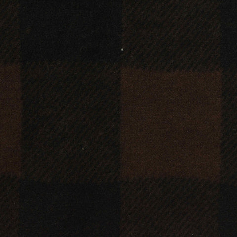 Dark Brown Plaid Jacquard, Polyester