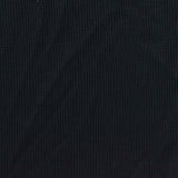 100% Nylon Waffle Knit Fabric, 160 gsm, 210 cm — Black