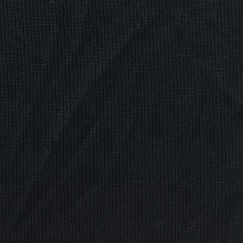 100% Nylon Waffle Knit Fabric, 160 gsm, 210 cm — Black