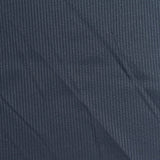 Dark Blue Vertical-Stripe Waffle Knit, Nylon