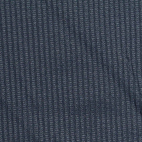 Dark Blue Vertical-Stripe Waffle Knit, Nylon