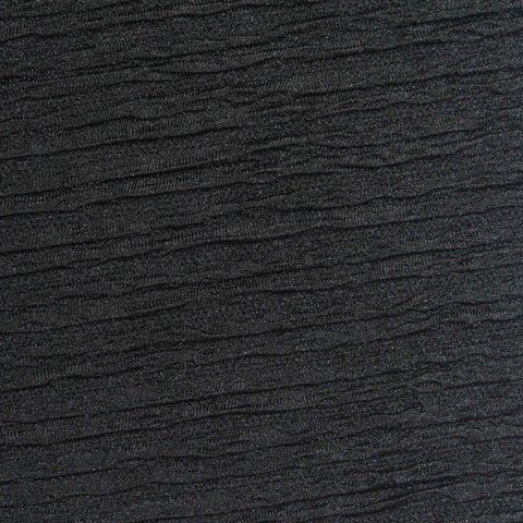 Polyester Stretch Knit Fabric, 220 gsm, 165 cm — Black, ref EF-269171