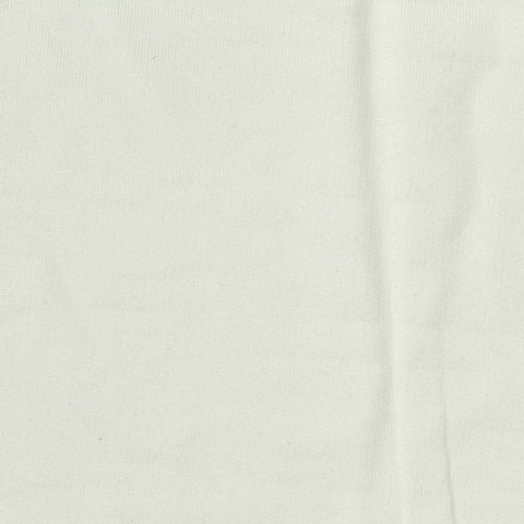 Polyester Stretch French Terry Fabric, 165 gsm, 156 cm — White