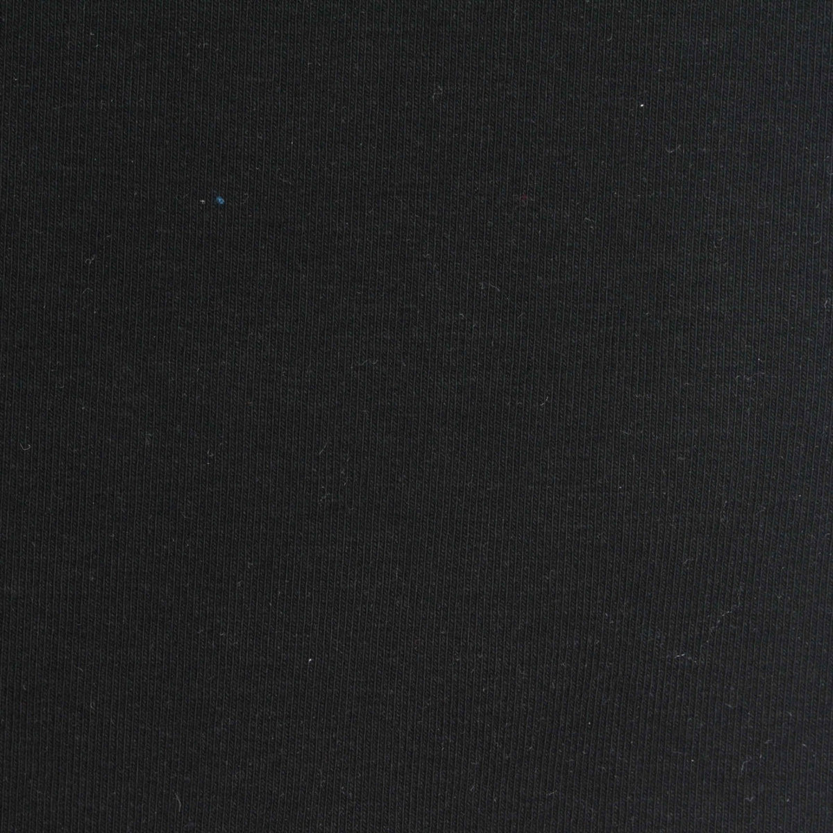 Cotton Stretch Rib Knit Fabric, 210 gsm, 175 cm — Black