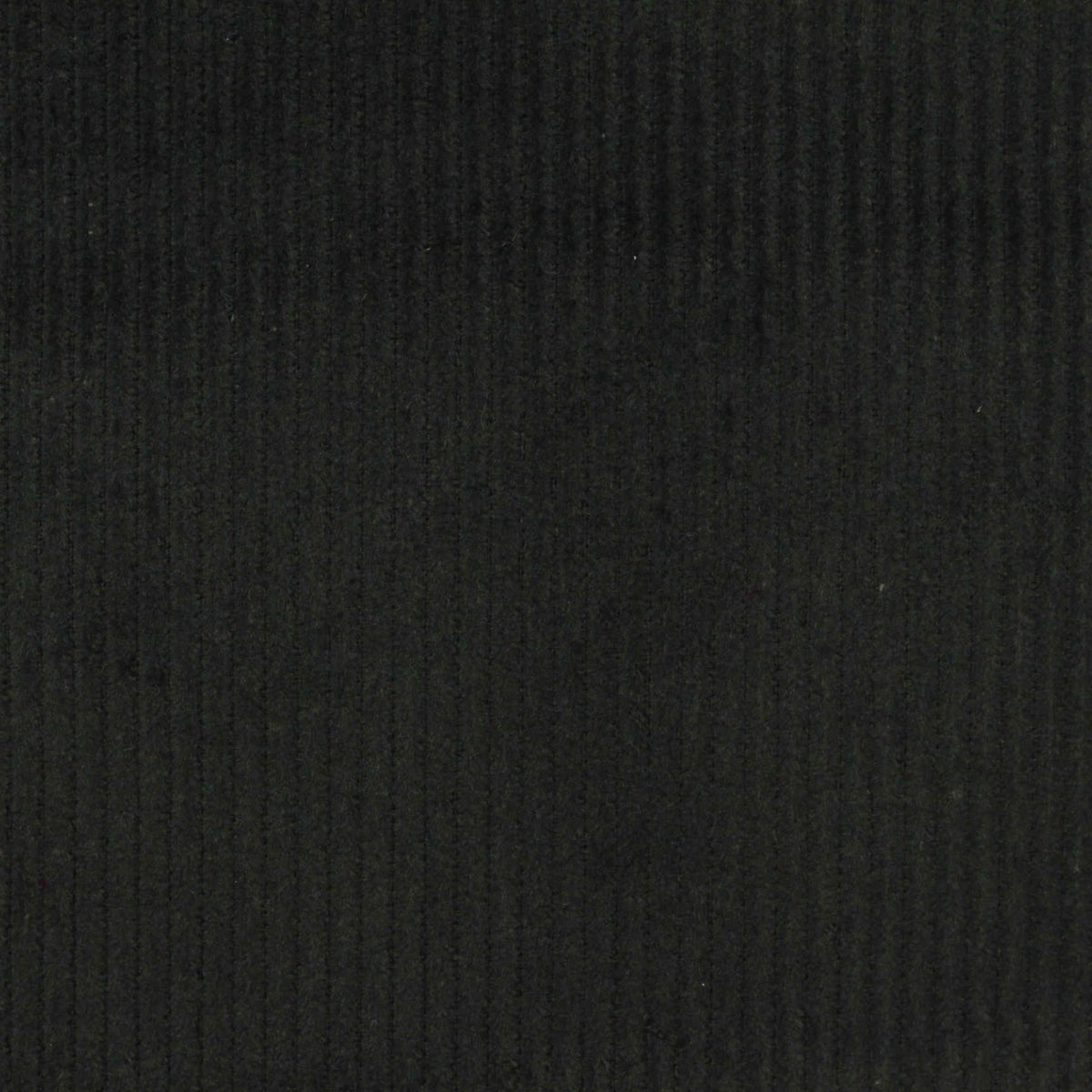 100% Cotton Corduroy Fabric, 290 gsm — Black