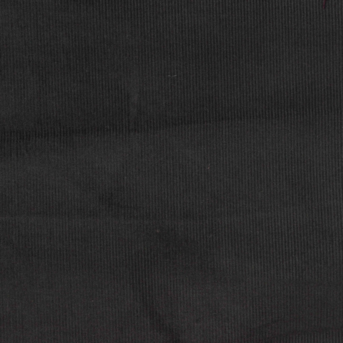 100% Cotton Corduroy Fabric, 120 gsm — Black