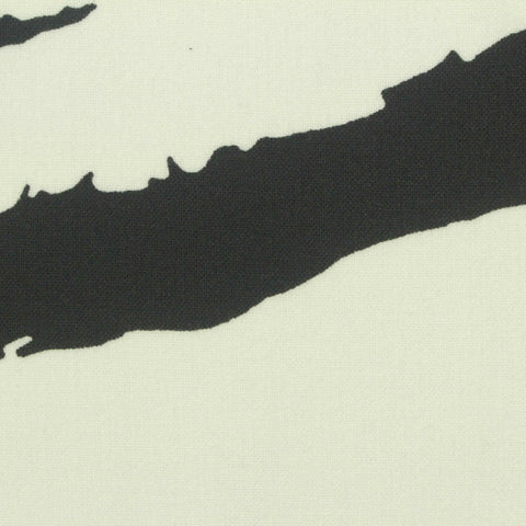 Black Irregular-Animal Print Woven, Poly-Viscose