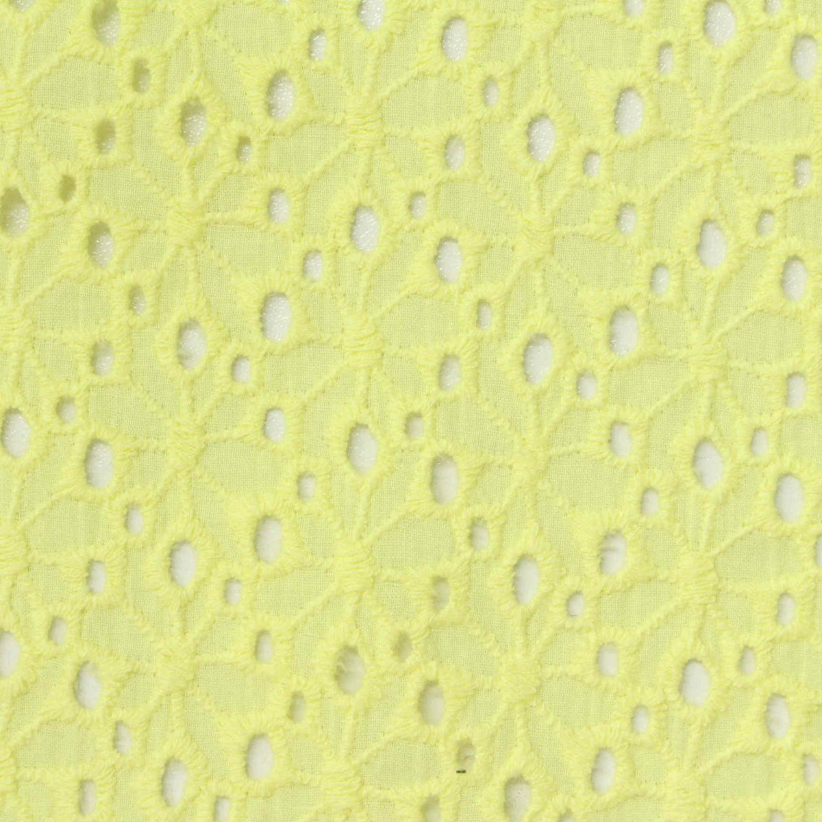 Yellow Small-Floral Jacquard, Cotton