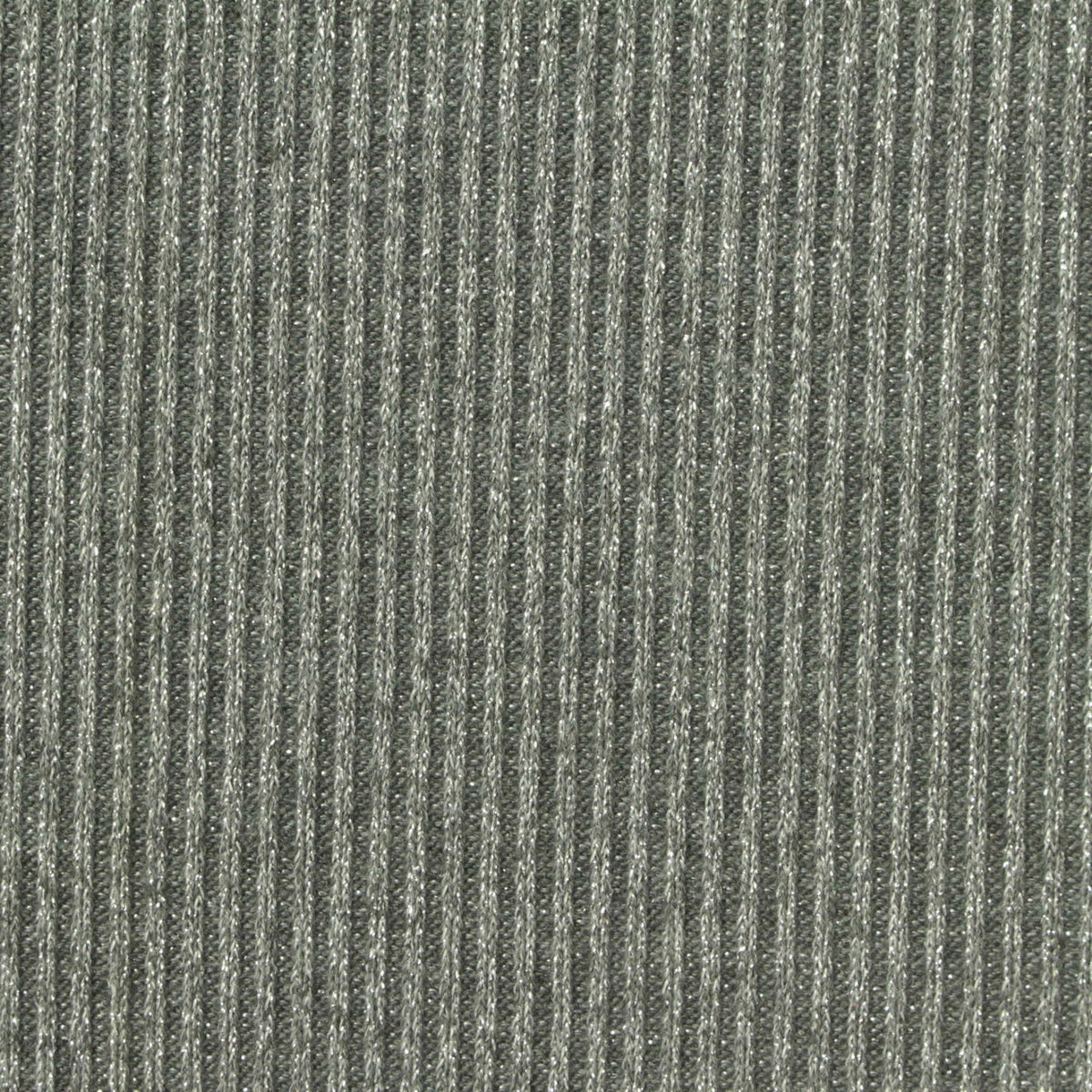 Grey Marl Rib Knit, Polyester, 360 gsm