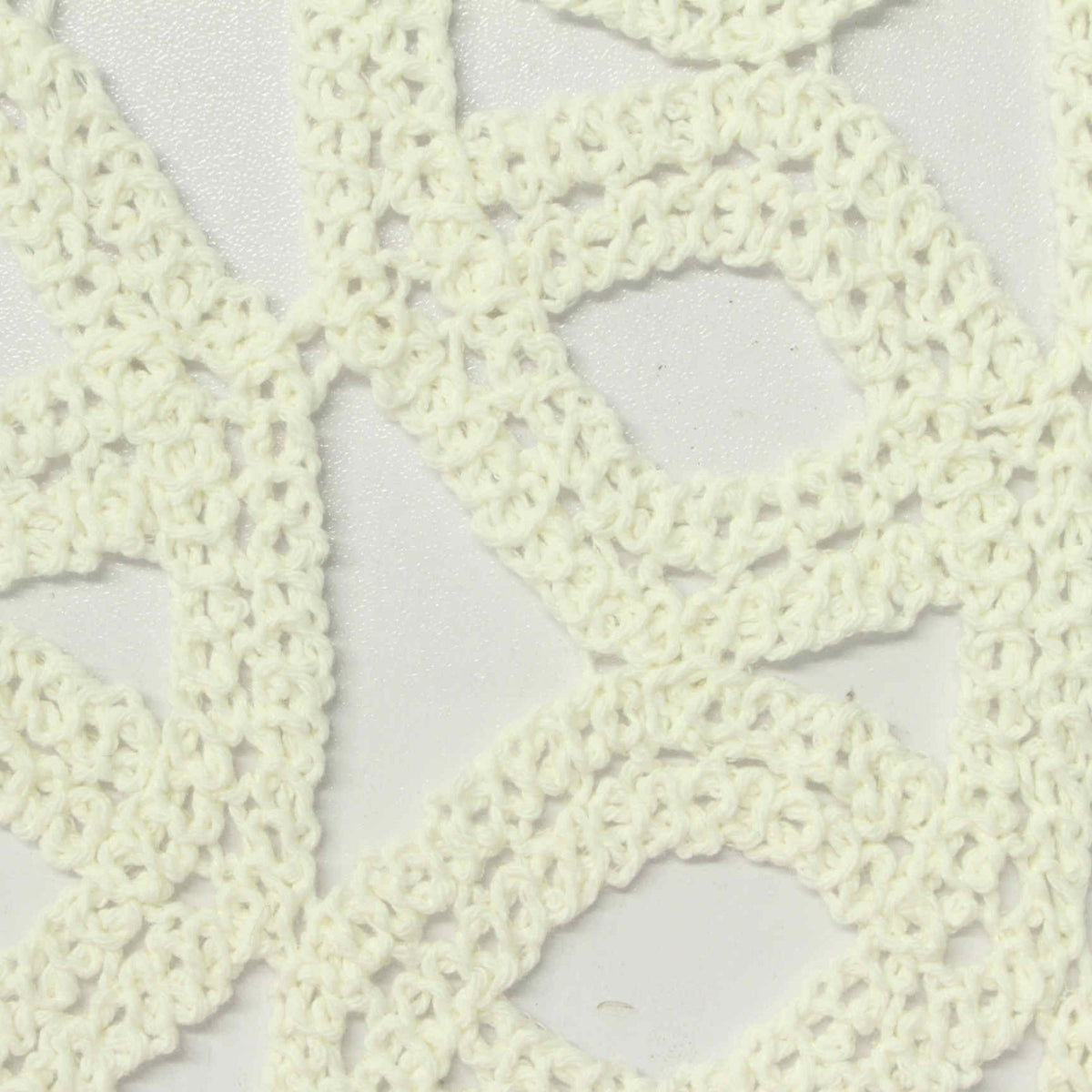 Cream Openwork Lace, Cotton