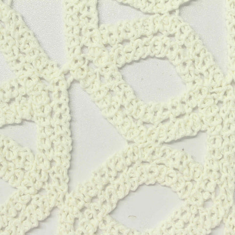 Cream Openwork Lace, Cotton