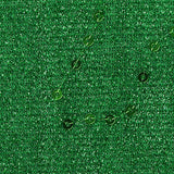 Green Sequins Linen-Look, Polyester — texture