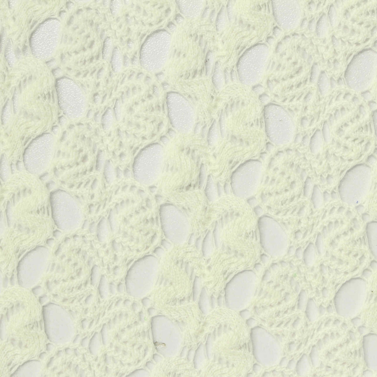 Off-White Openwork Jacquard, Poly-Cotton, 180 gsm