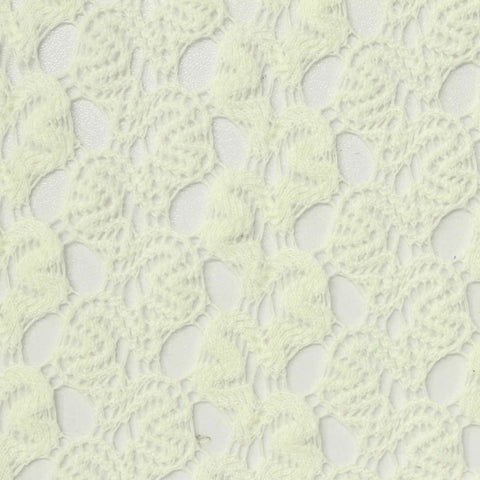 Off-White Openwork Jacquard, Poly-Cotton, 180 gsm