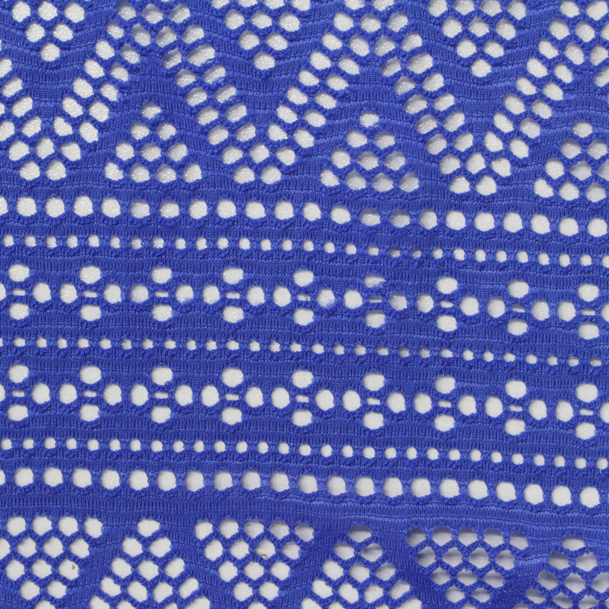 Blue Geometric Jacquard, Polyester, 160 gsm